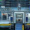 Factory production line with appliances